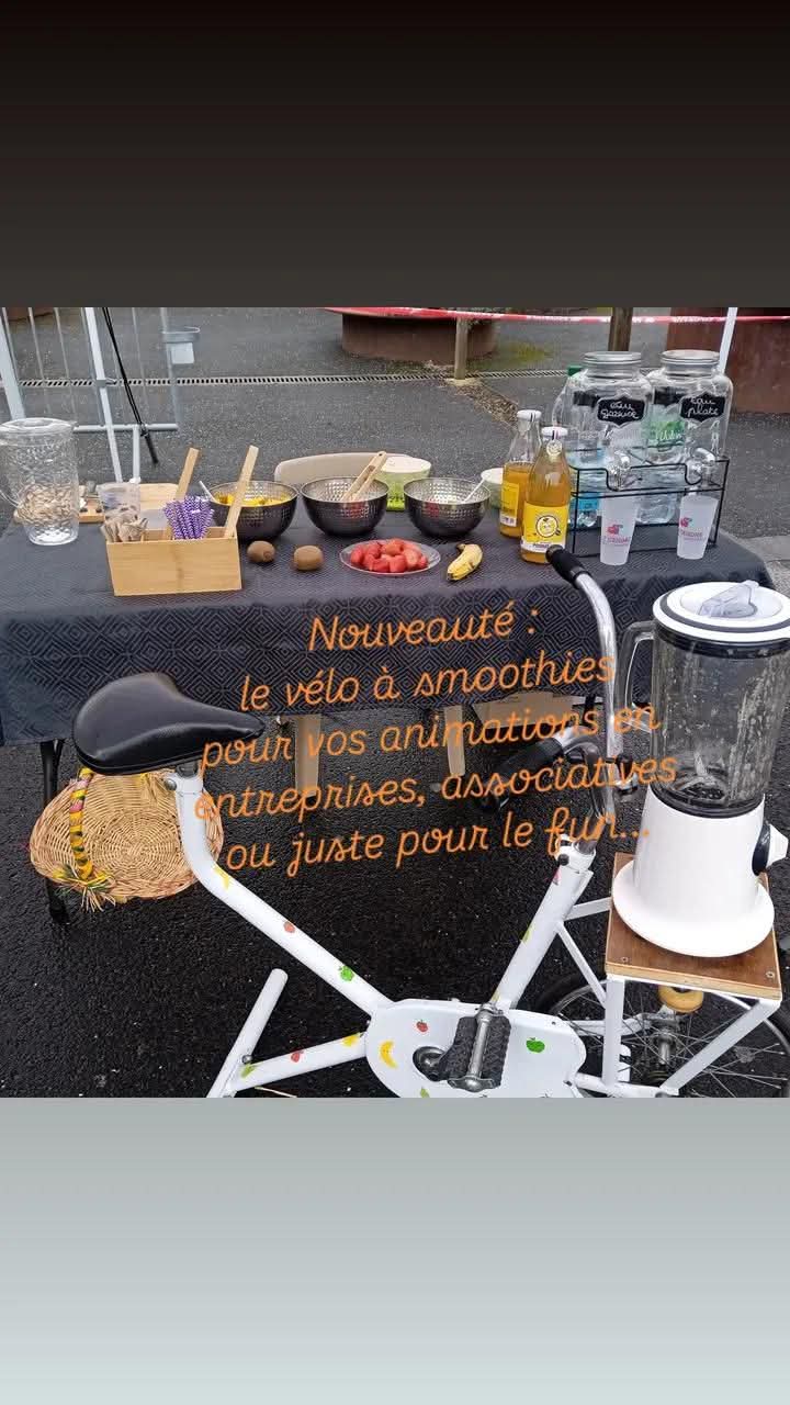 new - vélo à smoothies